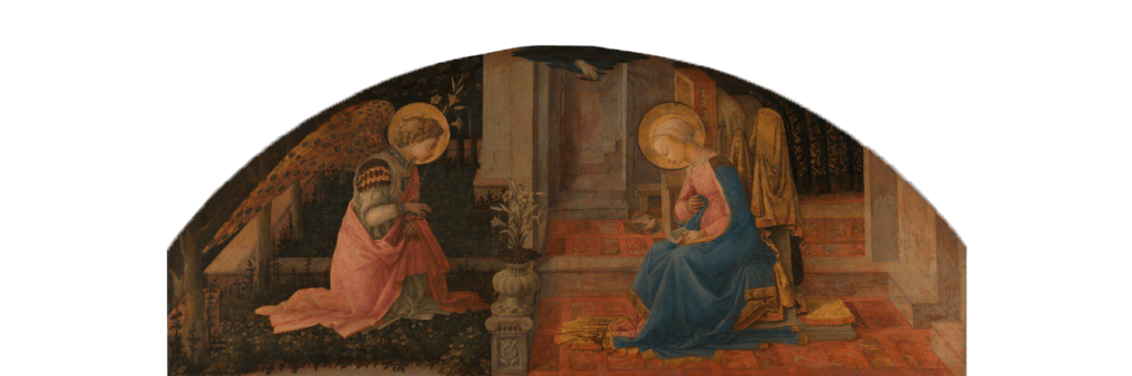 Pintura de Filippo Lippi sobre amor cortês